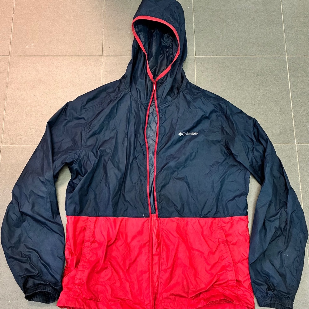 Columbia Hooded Windbreaker Jacket